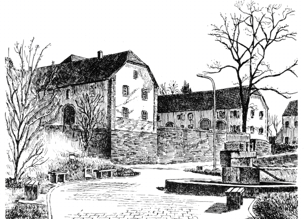 Das Jagdschloss Karlsbrunn wurde mit den Steinen der Kirche aus St. Nikolaus erbaut.